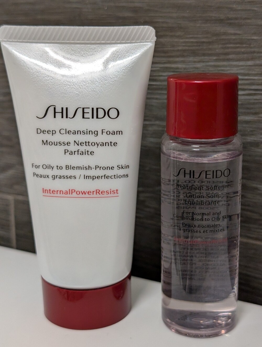 New! Shiseido Deep Cleansing Foam & Treatment Softener Duo